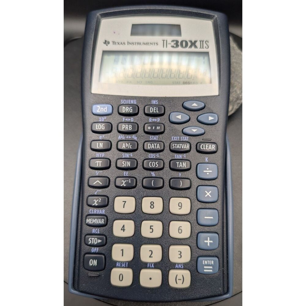 TI‑30XIIS Scientific Calculator • Solar/Battery • Two‑Line Display • Tested Work